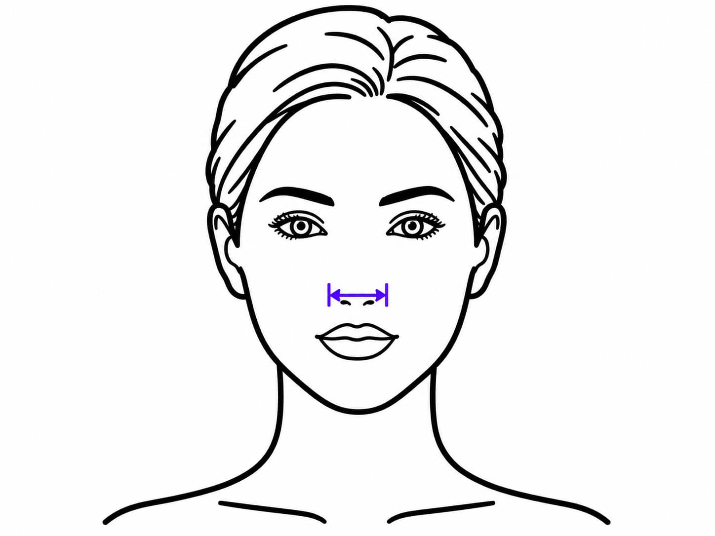 Cara ukur lebar hidung